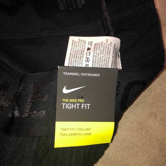 Nike pro hyper warm fleece leggings/tights women’s size medium - Picture 6 of 8